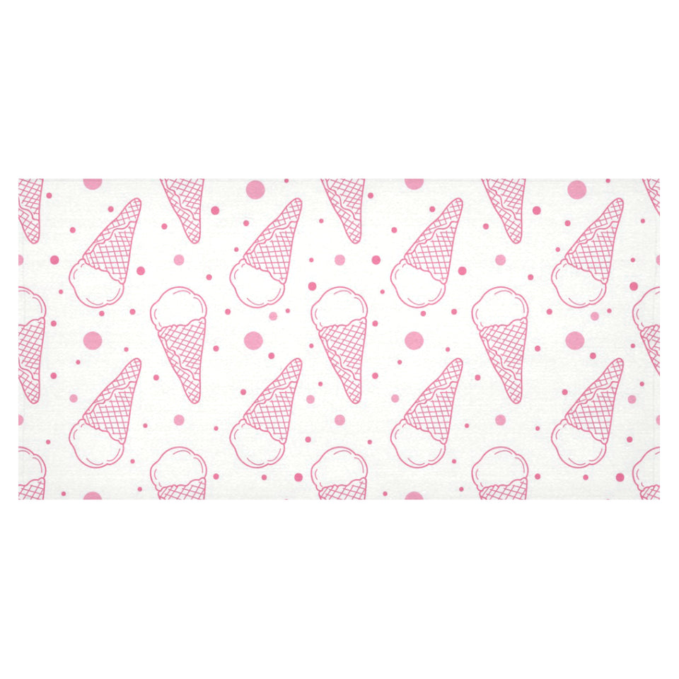 Hand drawn ice cream pattern Tablecloth