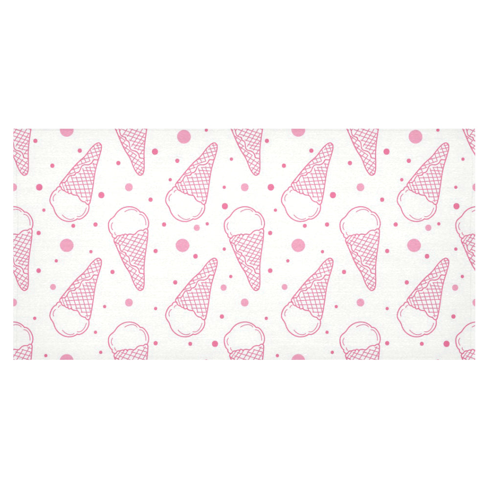 Hand drawn ice cream pattern Tablecloth