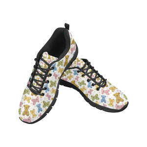 Teddy Bear Pattern Print Design 01 Women's Sneaker Shoes