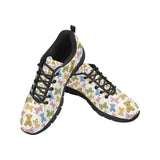 Teddy Bear Pattern Print Design 01 Women's Sneaker Shoes