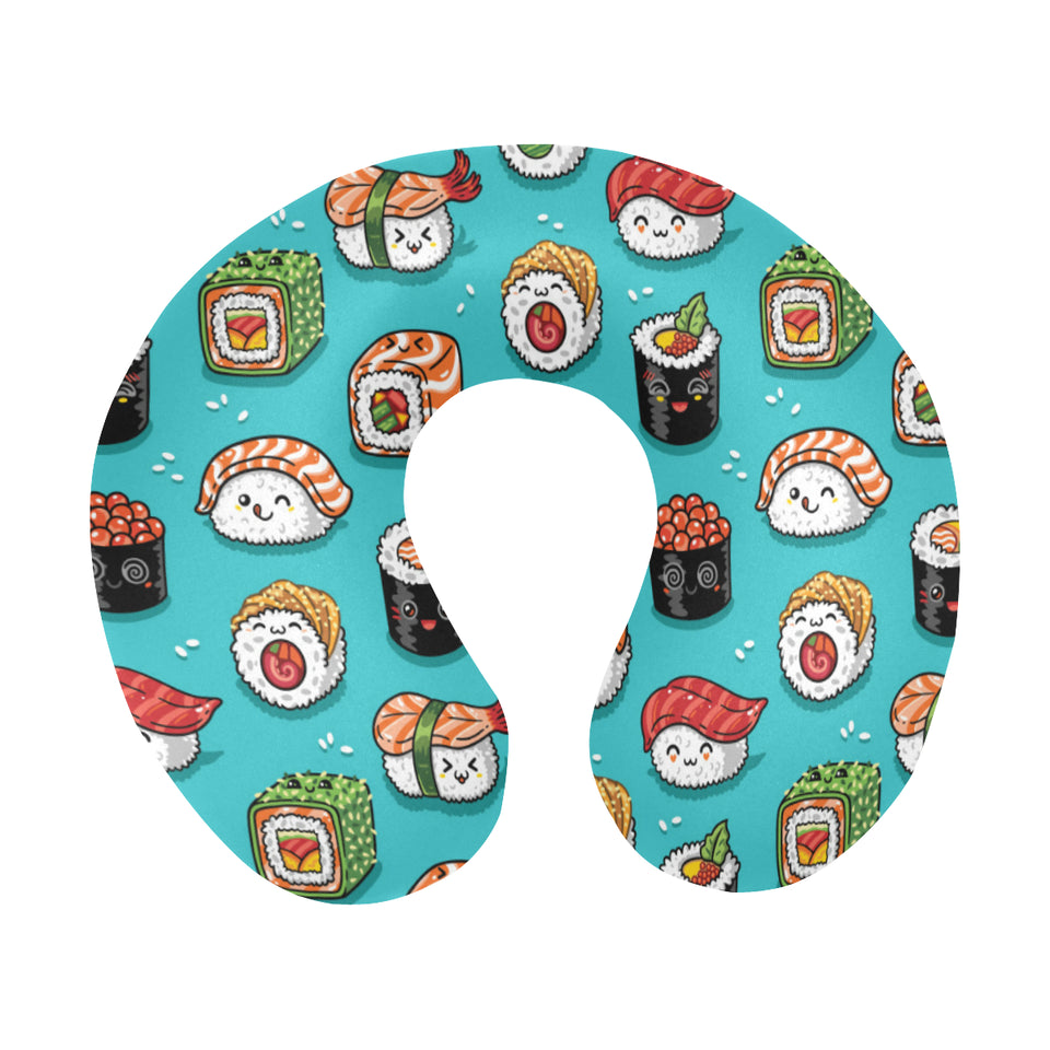 Cute sushi pattern U-Shaped Travel Neck Pillow