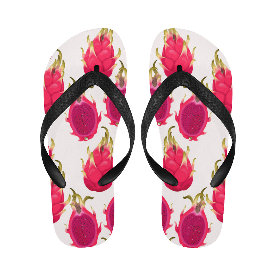 dragon fruits design pattern Unisex Flip Flops