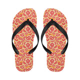 Tropical grapefruit pattern Unisex Flip Flops