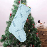 Dragonfly pattern blue background Christmas Stocking