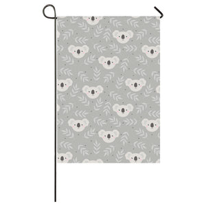 Cute koala leaves pattern House Flag Garden Flag