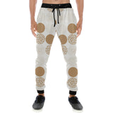 Gold Texture mushroom pattern Unisex Casual Sweatpants