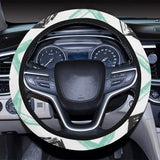 zigzag  chevron paint pattern Car Steering Wheel Cover