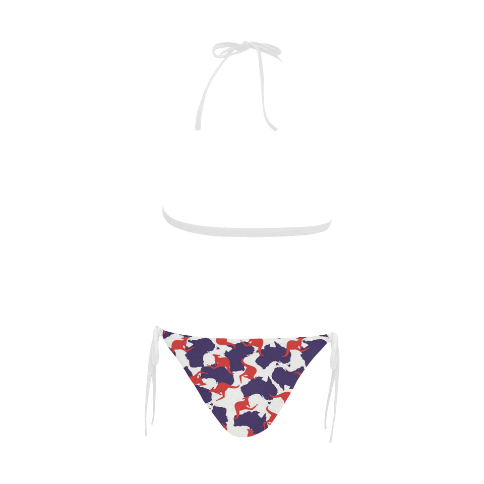 Kangaroo Australian pattern Sexy Bikinis Two-Piece Swimsuits