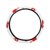 Canada Pattern Print Design 04 Car Steering Wheel Cover