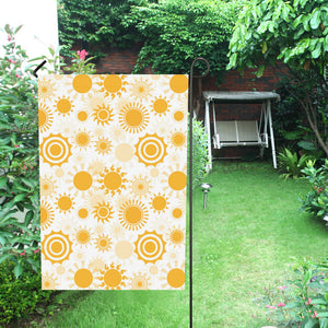 Sun design pattern House Flag Garden Flag