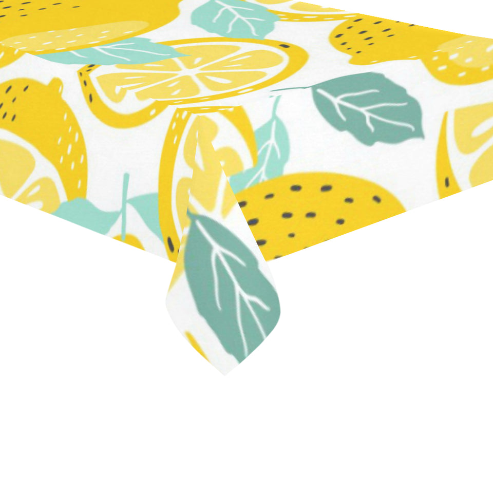 lemon design pattern Tablecloth