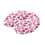 pink sketch tulip pattern U-Shaped Travel Neck Pillow