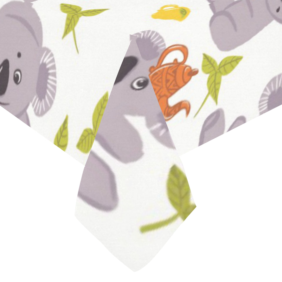 Cute koalas teapots tea Tablecloth