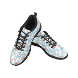 Bowling ball bowling pins blue blackground Men's Sneaker Shoes