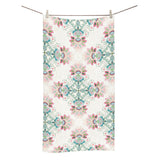 Square floral indian flower pattern Bath Towel