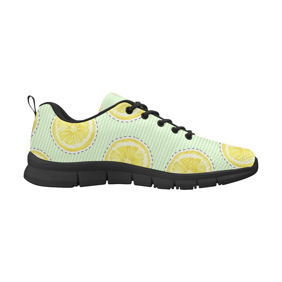 slice of lemon pattern Men's Sneaker Shoes