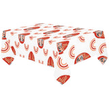 Daruma japanese wooden doll design pattern Tablecloth
