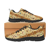 Egypt Hieroglyphics Pattern Print Design 04 Men's Breathable Sneakers ( Model 055)