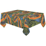 Colorful papaya tropical leaves Tablecloth
