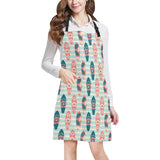 Surfboard Pattern Print Design 02 All Over Print Adjustable Apron