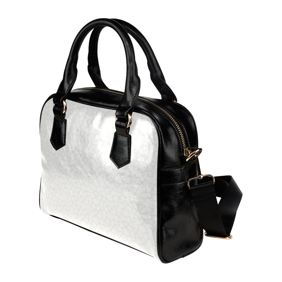 arabic white pattern Shoulder Handbag