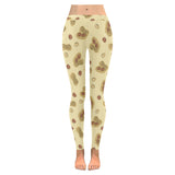 peanuts design pattern Women's Legging Fulfilled In US