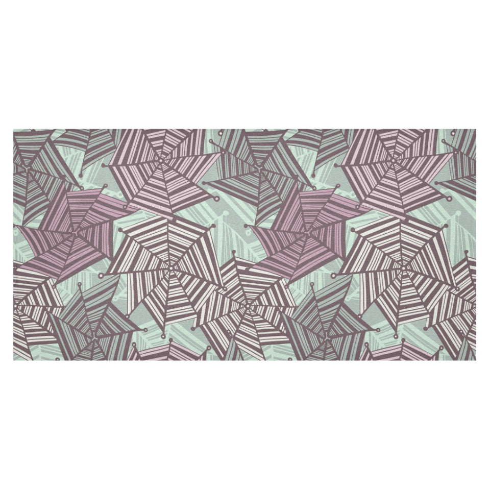 Spider web cobweb design color pattern Tablecloth
