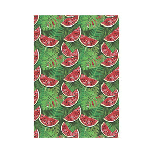 Watermelons tropical palm leaves pattern backgroun House Flag Garden Flag