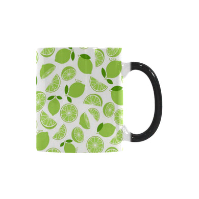 Lime design pattern Morphing Mug Heat Changing Mug