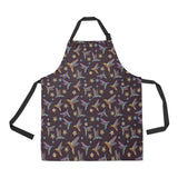 Hummingbird Pattern Print Design 04 All Over Print Adjustable Apron