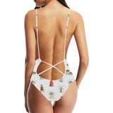 windmill design pattern Women's One-Piece Swimsuit