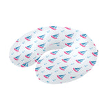 Sailboat anchor pattern U-Shaped Travel Neck Pillow