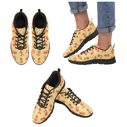 Goldfish Pattern Print Design 02 Women's Sneaker Shoes