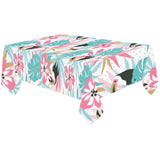 Toucan tropical flower leave pattern Tablecloth