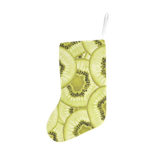 Sliced kiwi pattern Christmas Stocking