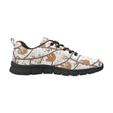 Sloths hanging on the tree pattern Women's Sneaker Shoes