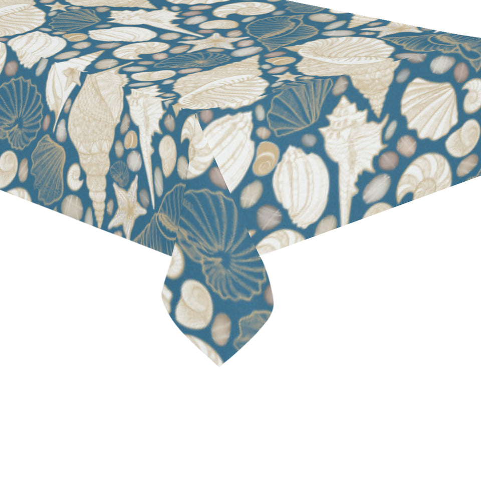 Sea turtle Polynesian Tribal design pattern Tablecloth