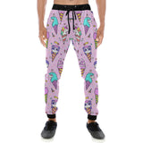 Cute ice cream cone animal pattern Unisex Casual Sweatpants