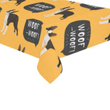 Boston terrier design pattern Tablecloth