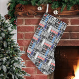 Skate Board Pattern Print Design 04 Christmas Stocking