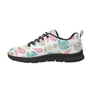Colorful shell pattern Women's Sneaker Shoes