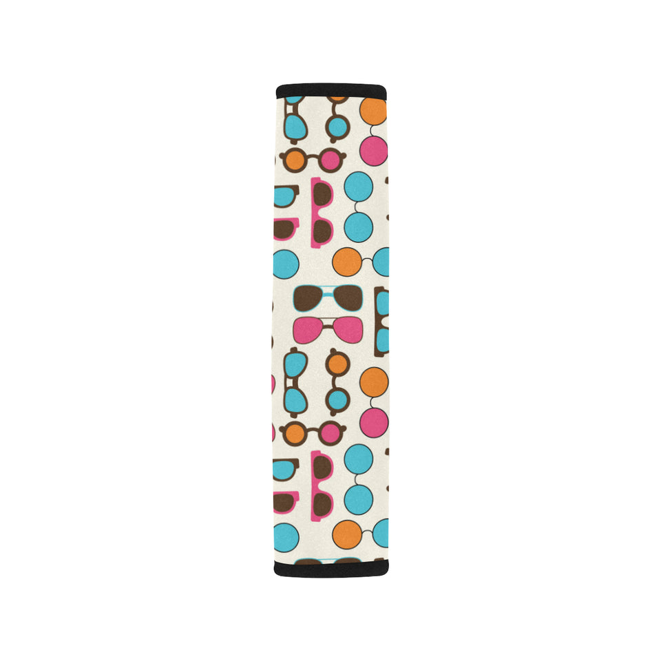 Sun Glasses Pattern Print Design 03 Car Seat Belt Cover