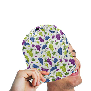 Grape pattern All Over Print Snapback Cap