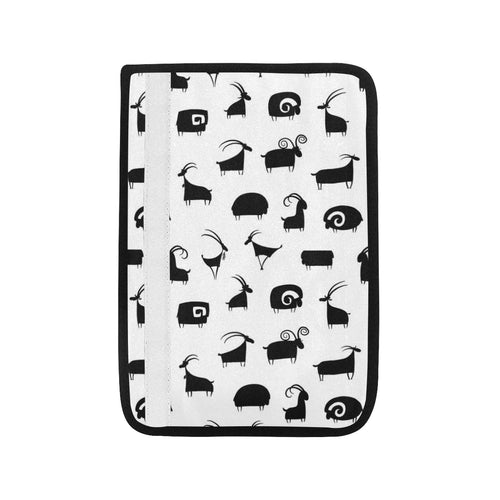 Goat ram pattern Car Seat Belt Cover