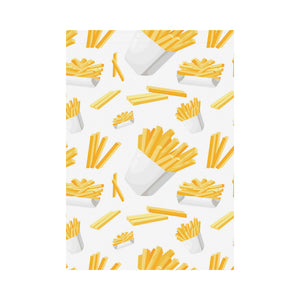 French fries white paper box pattern House Flag Garden Flag