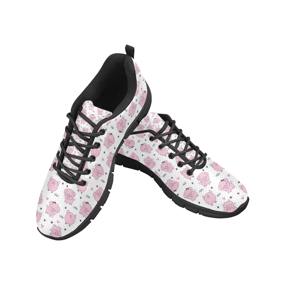 Pig Pattern Print Design 03 Men's Breathable Sneakers ( Model 055)
