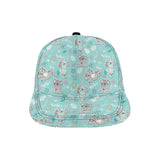 Cute koalas blue background pattern All Over Print Snapback Cap