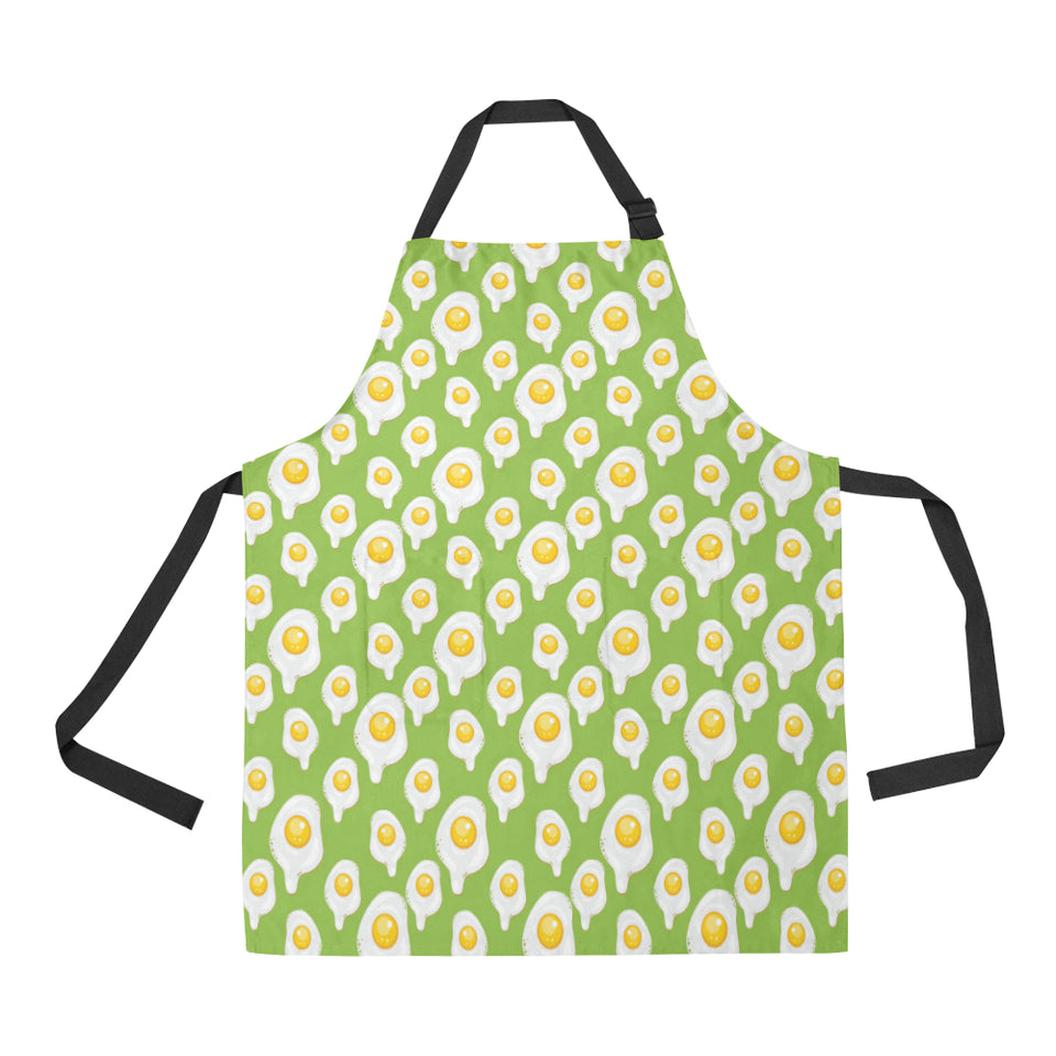 Fried Eggs Pattern Print Design 01 All Over Print Adjustable Apron