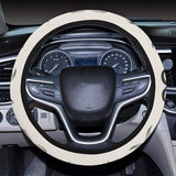 Mustache Beard Pattern Print Design 05 Car Steering Wheel Cover