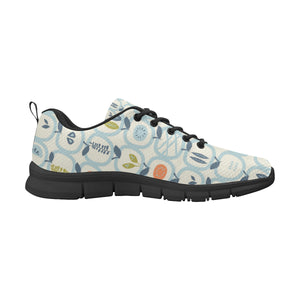 apples leaves pattern Men's Sneaker Shoes